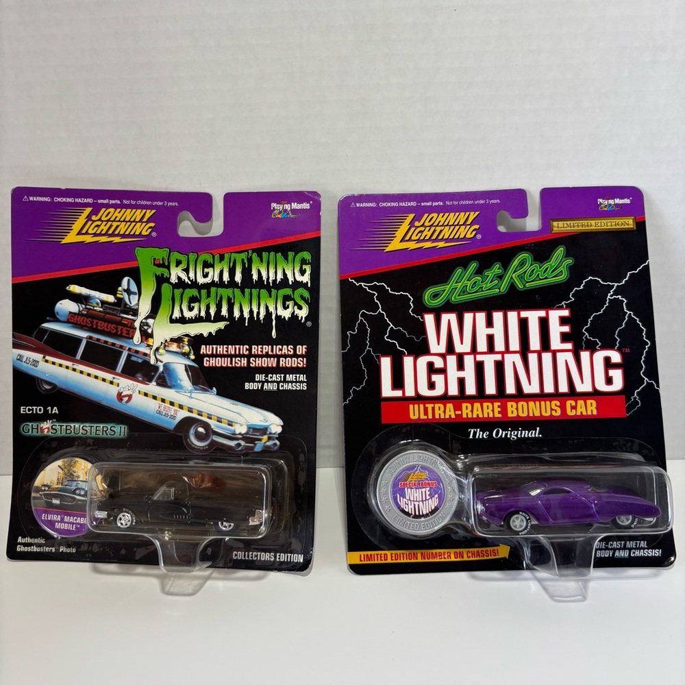 Johnny Lightning Frightning Lightnings and Hot Rods Die-Cast Cars